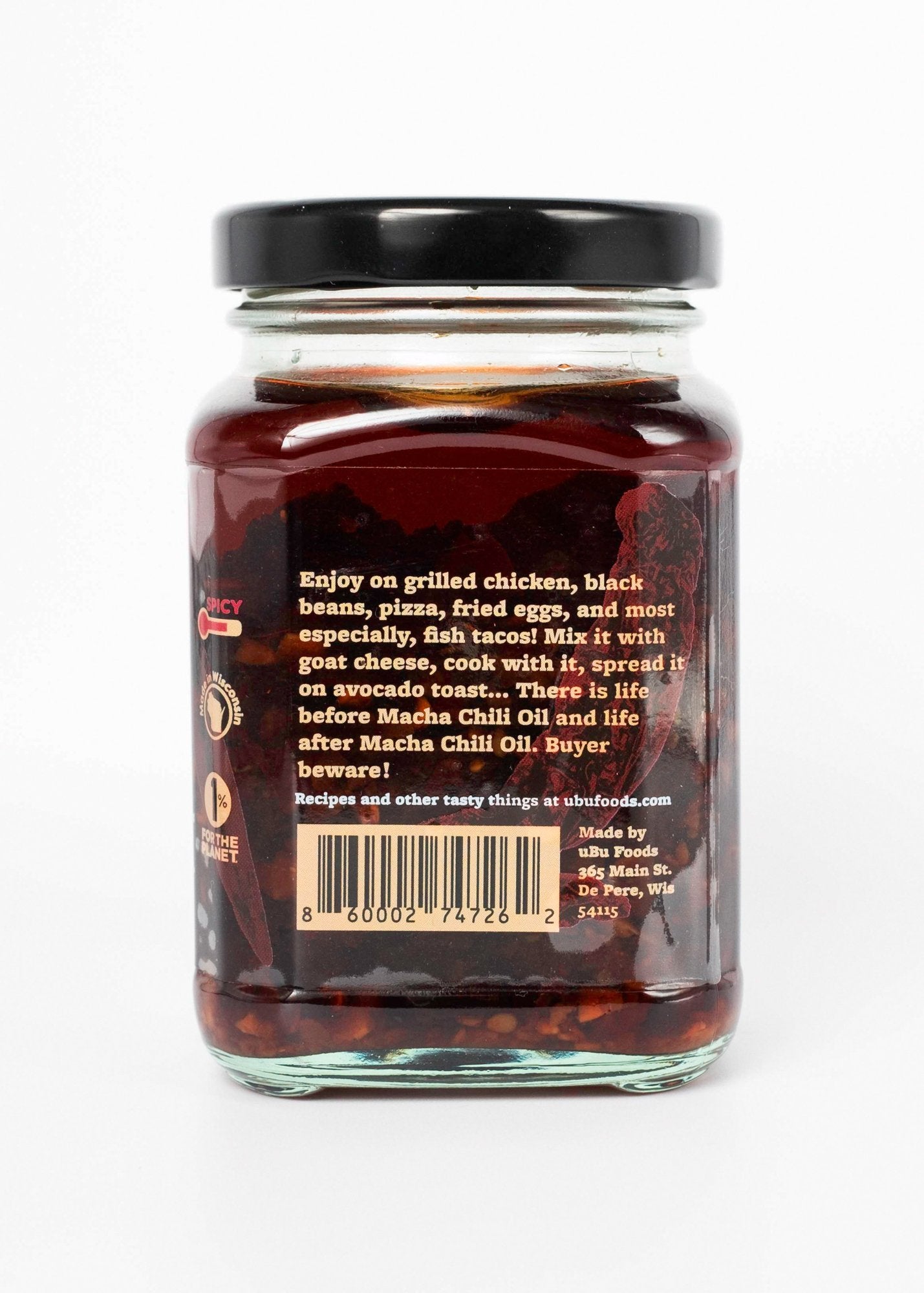 Macha Chili Oil, Spicy