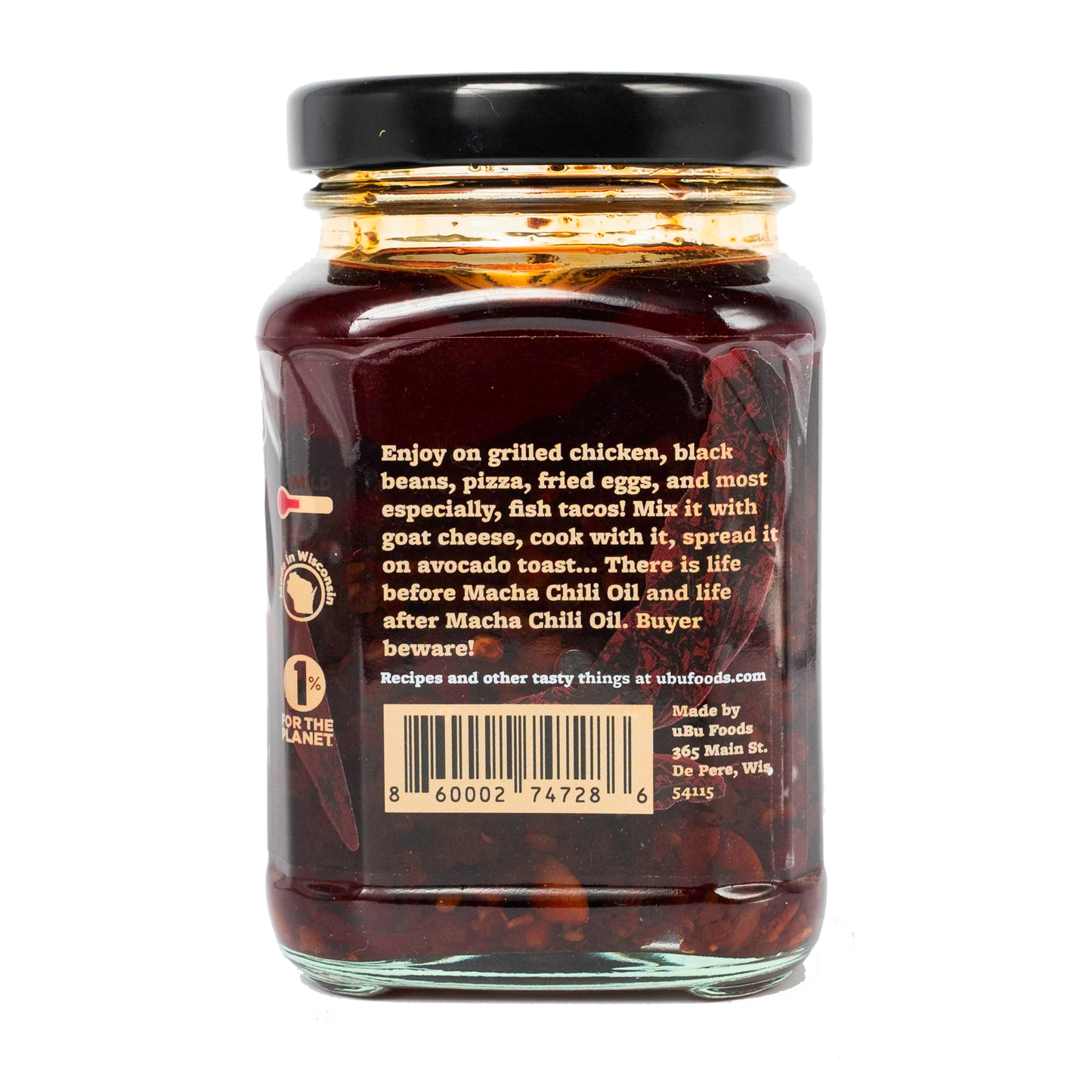 Macha Chili Oil, Medium (case of 12)