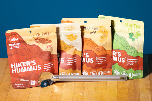 uBu Hiker's Hummus (8-pack) + Free Titanium Spork!