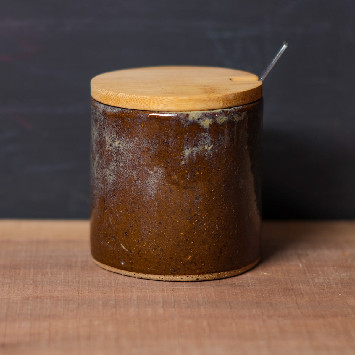 Macha Chili Oil Jar by Needs Pottery